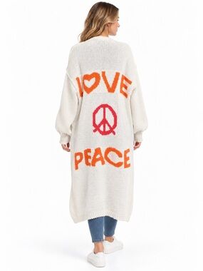 Love and Peace Cardigan